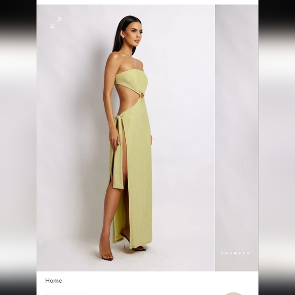 Meshki shimmer dress wrap around skirt size XS - Picture 4 of 11